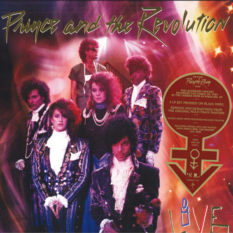 【新品】米3LP Prince & The Revolution Live 19439957141 NPG Records, Legacy, /01000