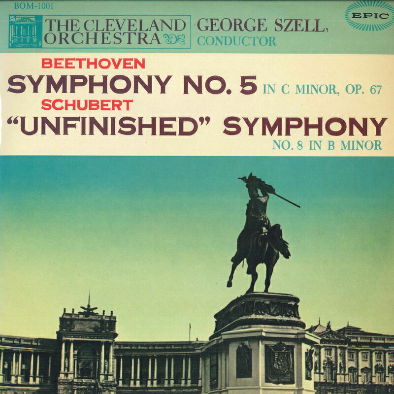 【中古】LP ジョージ・セル, クリーヴランド ベートーヴェン：交響曲第5番ハ短調 / シューベルト： BOM1001 EPIC /00260 recordcity-10579150 RECORD CITY 楽天市場店 パッケージ画像