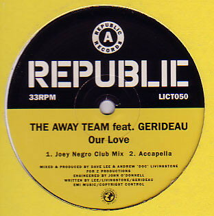 英12” Away Team, Gerideau Our Love LICT050 REPUBLIC /00250
