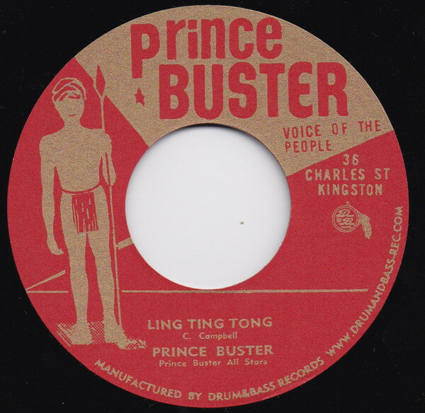 【中古】7” Prince Busters All Stars, Prin Baby Face Nelson / Ling Ting Tong NONE Prince Buster Voice /00080