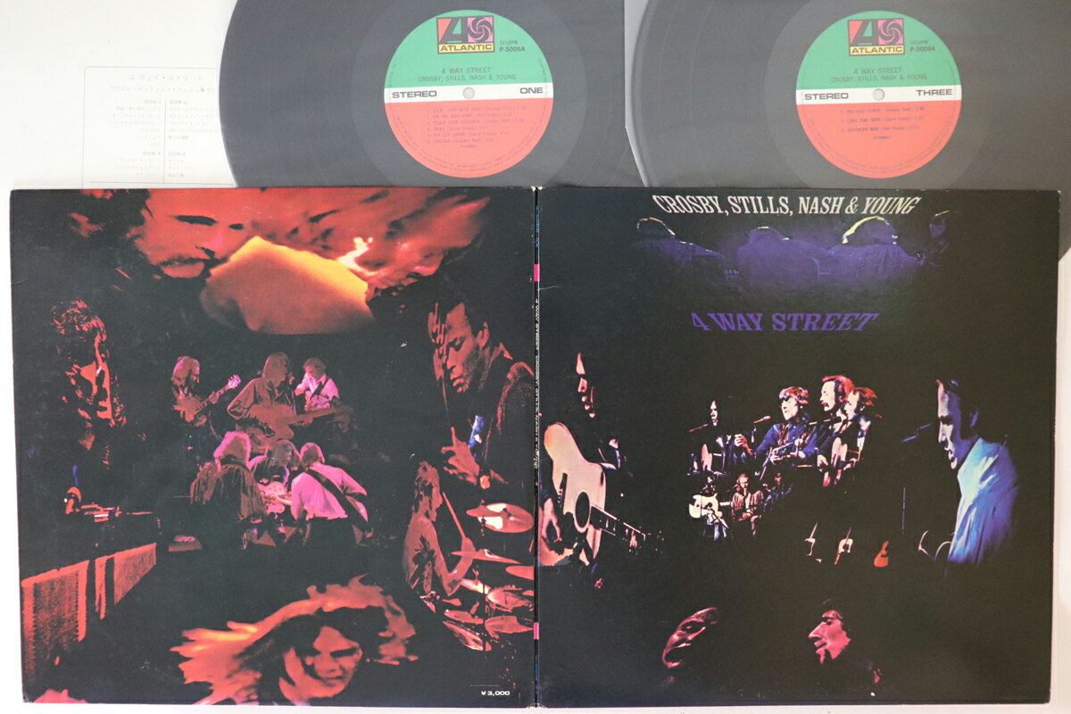 ・アーティスト Crosby, Stills, Nash & Young ・タイトル 4 Way Street ・レーベル・型番 ATLANTIC P50089A ・フォーマット LPレコード ・コンディション(盤) 良い (VG+) ・コンディション(ジャケット) 良い (VG+) ・コンディション(帯) オビなし ・特記事項 【ライナー付き】 【カバーにキズ/ダメージ】 実際に発送される商品の画像です 【ご購入前に必ずご確認ください】 ・本店サイト(www.recordcity.jp)とは価格、送料が違います ・本店サイト、その他支店のオーダーとは同梱発送できません ・注文確定後に別の注文を頂いた場合、注文同士の同梱は致しかねます。 ・別倉庫から発送しているため、店頭受け渡しは対応しておりません ・一部商品は他の通販サイトでも販売しているため、ご注文のタイミングによっては商品のご用意ができない場合がございます。 ・土日祝日はお休みです 金曜・祝前日9時以降のご連絡またはご入金は、返答または発送が週明け・祝日明けに順次対応となります。 ・ご購入後のキャンセル不可 ご購入後のキャンセルはいかなる理由においてもお受けできません。ご了承の上、ご購入くださいませ。 ・日本郵便(ゆうパック/ゆうメール)によるお届けになります。 ・中古品であることをご理解ください 当ストアでは中古商品を主に販売しております。中古品であることをご理解の上ご購入ください。また、一部商品はRecordCityオンラインストアで試聴可能です。 ・返品について お客様のご都合による返品は一切承っておりません。 表記の内容と実際の商品に相違がある場合、また針飛び等で返品・返金をご希望される場合は、商品の到着後1週間以内にご連絡ください。商品の返送をこちらで確認後、キャンセル・返金を行います。 コンディションVG以下の商品は返品できません。プレイに影響のない表面のこすれ傷、プレス起因のノイズ盤は返品の対象外です。 【コンディション表記】 ・ほぼ新品(M-)(Like New) 完全な新品。未使用。当店ではほぼ使用しません ・非常に良い(EX)(Excellent) 中古盤として美品な状態。わずかな経年を感じるものの傷みを感じさせない、当店基準で最高の状態 ・良い(VG+)(Very Good Plus) 丁寧に扱われた中古品で、軽い使用感がみられる。 ・可(VG)(Acceptable) 使い込まれた中古品で、「良い」よりもさらに使用感がみられる。 ・悪い(VG-)(Bad) 状態が悪いアイテム。使用の保障はなく、再生不可、針飛び、目立つノイズがあるかもしれない。状態によるクレーム不可。返品不可。 ・非常に悪い(G)(Very Bad) 「悪い」よりさらに状態が悪いアイテム。使用の保障はなく、再生不可、針飛び、目立つノイズがあるかもしれない。状態によるクレーム不可。返品不可。 ・ジャンク(Fair)(Junk/Fair) 割れている、反っている、水ダメージがある、カビ、ジャケットが分離している、ひどい書き込み、ひどい擦れなど最低の状態。使用の保障はなく、再生不可、針飛び、目立つノイズがあるかもしれない。状態によるクレーム不可。返品不可。 ・ジャンク(Poor)(Junk/Poor) 割れている、反っている、水ダメージがある、カビ、ジャケットが分離している、ひどい書き込み、ひどい擦れなど最低の状態。使用の保障はなく、再生不可、針飛び、目立つノイズがあるかもしれない。状態によるクレーム不可。返品不可。