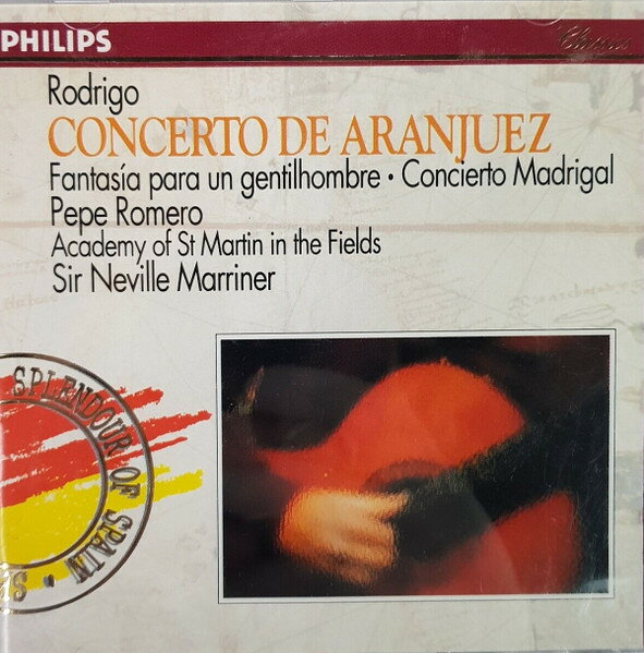 CD Sir Neville Marriner Concierto De Aranjuez Fantasia Para Un Gentilhombr 4328282 Philips /00110