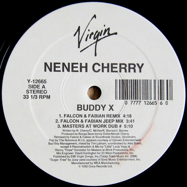 Other - 【中古】12” Neneh Cherry Buddy X Y12665 Virgin /00250
