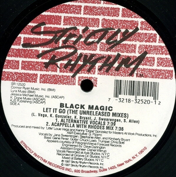 Artist Name: N - 【中古】12” Black Magic Let It Go (The Unreleased Mixes) SR12520 Strictly Rhythm /00250