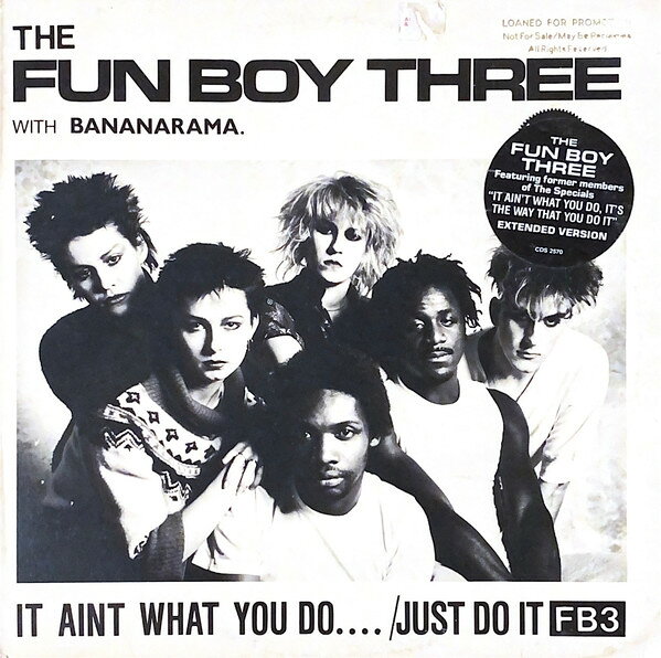 【中古】12” Fun Boy Three, Bananarama It Aint What You Do.... /Just Do It CDS2570 Chrysalis /00250
