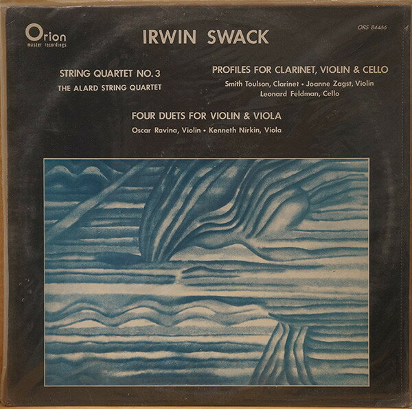 【中古】米LP Irwin Swack, The Alard String Quartet #3, Profiles, Four Duets ORS84466 Orion Master Recordi /00260