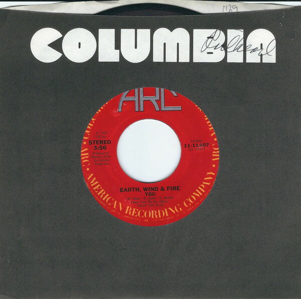 【中古】米7” Earth, Wind & Fire You 1111407 ARC /00080
