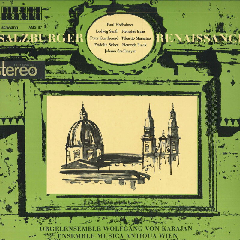 【中古】独LP Musica Antiqua Wien, Paul Hofh Salzburger Renaissance AMS67 SCHWANN MUSICA SACR /00260