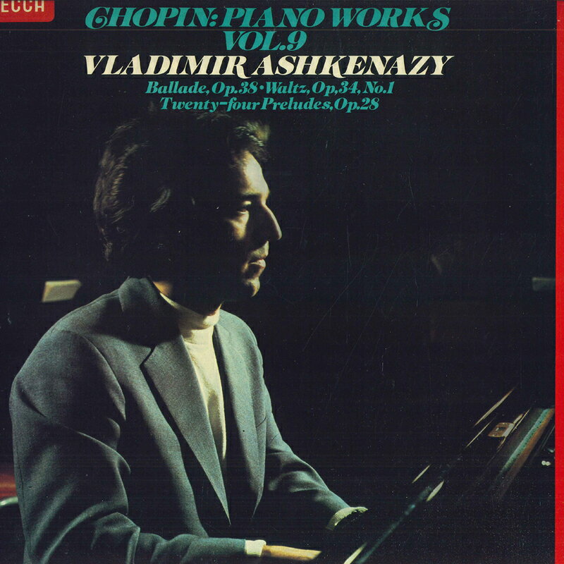 【中古】蘭LP Chopin, Vladimir Ashkenazy Piano Works Vol.9 SXL6877 DECCA /00260