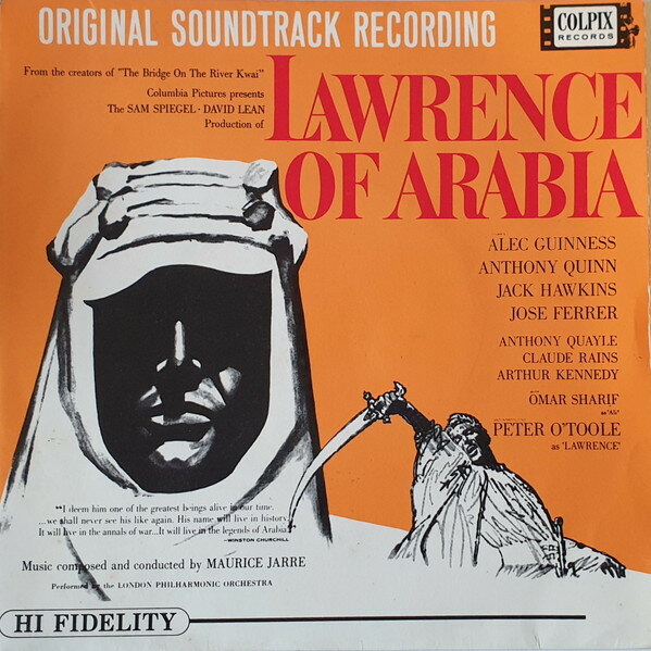 7” Maurice Jarre , London Philhar Lawrence Of Arabia PXE300 Colpix Records /00080