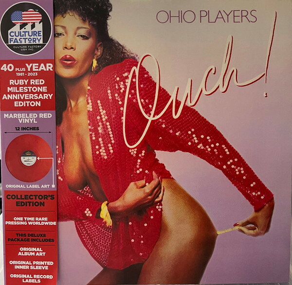 LP Ohio Players Ouch! -coloured/Ltd- (Ruby Red ) CFU01255 CULTURE FACTORY USA 未開封 /00260