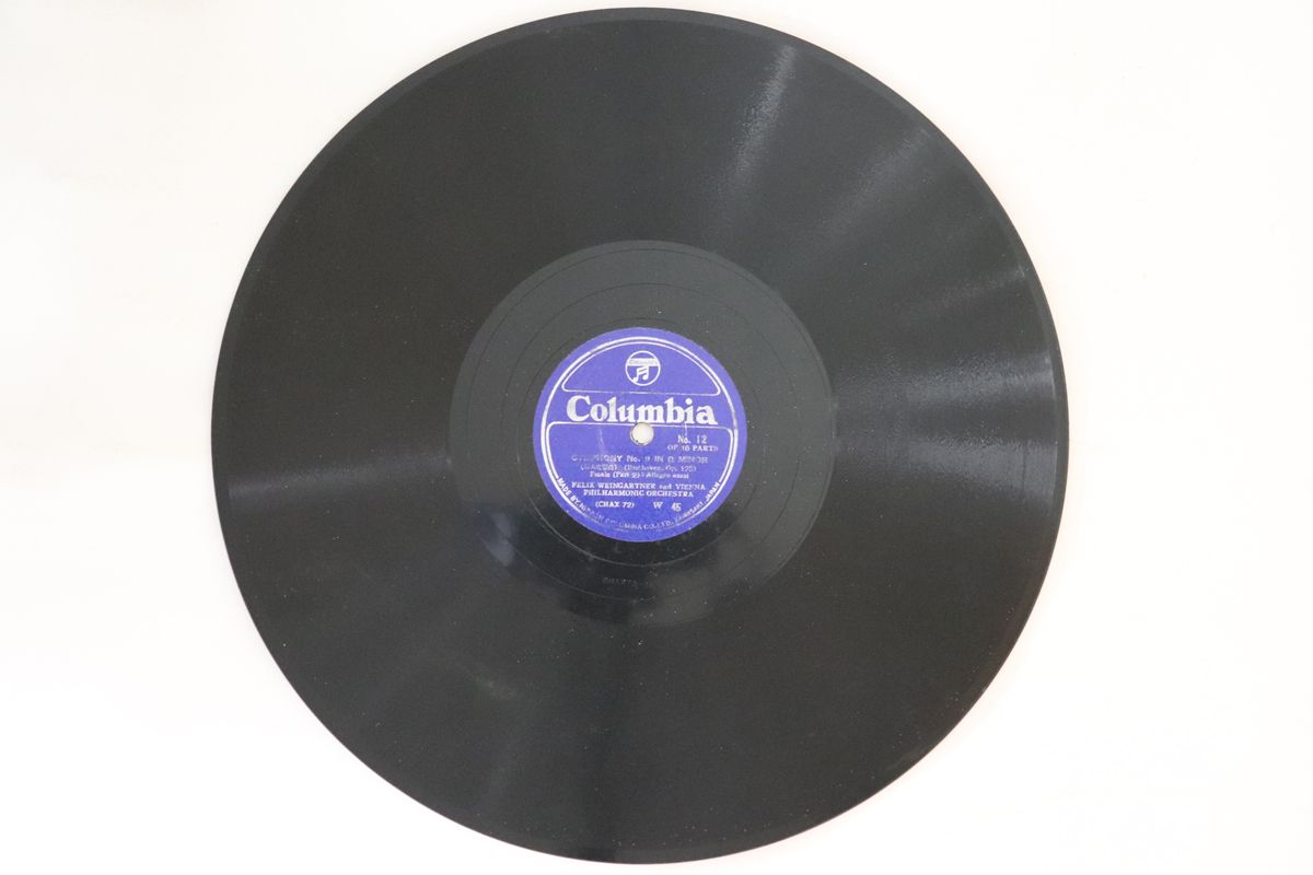 【中古】78RPM/SP Felix Weingartner, Vienna Phil Symphony No.9 In D Minor No.11 / No.12 (Beethove..