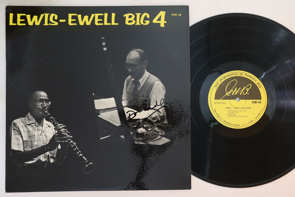 【中古】米LP George Lewis, Don Ewell Lewis-ewell Big 4 GHB68 GHB /00260