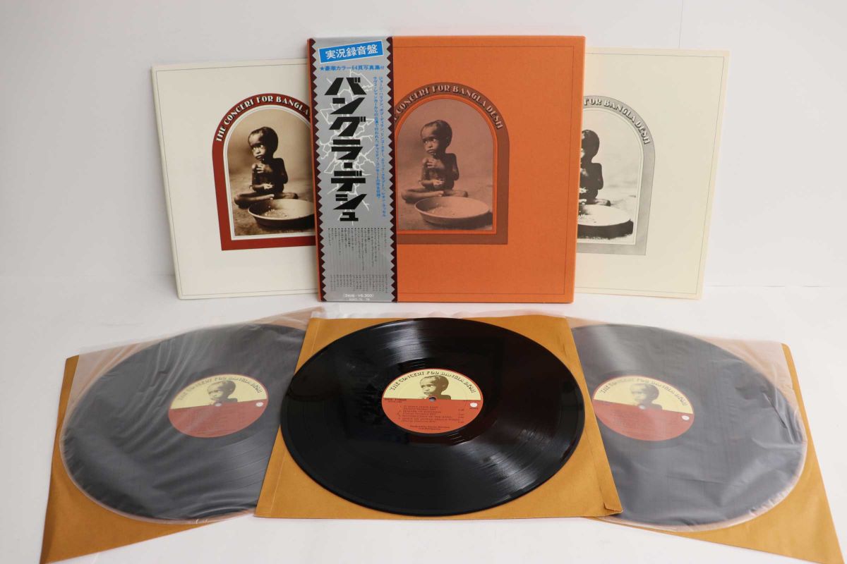 【中古】3LP Various, Geroge Harrison Concert For Bangla Desh SOPZ7678 APPLE Japan /0...