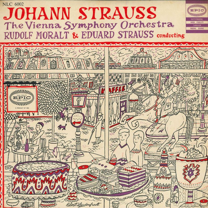 【中古】LP Strauss, Vienna Symphony Orche Johann Strauss NLC6002 EPIC /00260