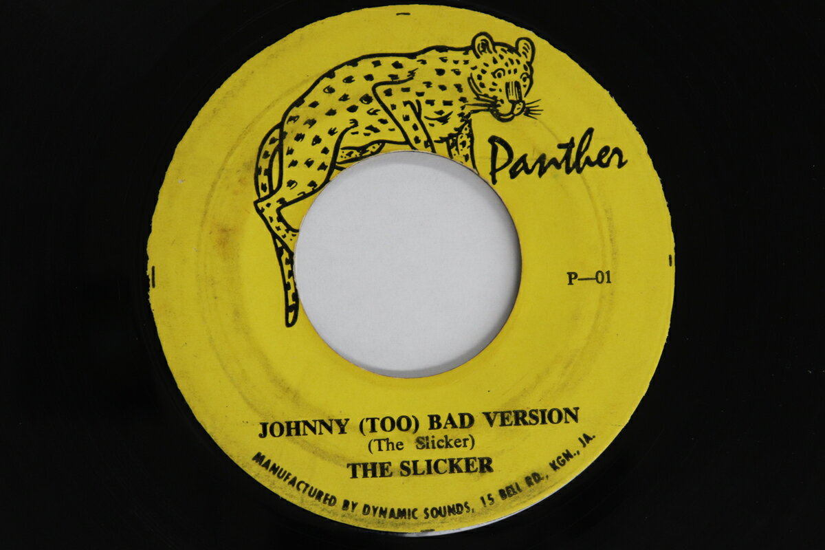 ・アーティスト Slickers ・タイトル Johnny (Too) Bad ・レーベル・型番 Panther P?01 ・フォーマット 7インチレコード ・コンディション(盤) 可 (VG) ・コンディション(ジャケット) プレインカバー（元ジャケット／カバー無し） ・コンディション(帯) オビなし ・特記事項 【レーベルに染み】【盤に短いヘアライン】【盤に薄い跡】【Play vg+】 実際に発送される商品の画像です 【ご購入前に必ずご確認ください】 ・本店サイト(www.recordcity.jp)とは価格、送料が違います ・本店サイト、その他支店のオーダーとは同梱発送できません ・別倉庫から発送しているため、店頭受け渡しは対応しておりません ・一部商品は他の通販サイトでも販売しているため、ご注文のタイミングによっては商品のご用意ができない場合がございます。 ・土日祝日はお休みです 金曜・祝前日9時以降のご連絡またはご入金は、返答または発送が週明け・祝日明けに順次対応となります。 ・ご購入後のキャンセル不可 ご購入後のキャンセルはいかなる理由においてもお受けできません。ご了承の上、ご購入くださいませ。 ・日本郵便(ゆうパック/ゆうメール)によるお届けになります。 ・中古品であることをご理解ください 当ストアでは中古商品を主に販売しております。中古品であることをご理解の上ご購入ください。また、一部商品はRecordCityオンラインストアで試聴可能です。 ・返品について お客様のご都合による返品は一切承っておりません。 表記の内容と実際の商品に相違がある場合、また針飛び等で返品・返金をご希望される場合は、商品の到着後1週間以内にご連絡ください。商品の返送をこちらで確認後、キャンセル・返金を行います。 コンディションVG以下の商品は返品できません。プレイに影響のない表面のこすれ傷、プレス起因のノイズ盤は返品の対象外です。 【コンディション表記】 ・ほぼ新品(M-)(Like New) 完全な新品。未使用。当店ではほぼ使用しません ・非常に良い(EX)(Excellent) 中古盤として美品な状態。わずかな経年を感じるものの傷みを感じさせない、当店基準で最高の状態 ・良い(VG+)(Very Good Plus) 丁寧に扱われた中古品で、軽い使用感がみられる。 ・可(VG)(Acceptable) 使い込まれた中古品で、「良い」よりもさらに使用感がみられる。 ・悪い(VG-)(Bad) 状態が悪いアイテム。使用の保障はなく、再生不可、針飛び、目立つノイズがあるかもしれない。状態によるクレーム不可。返品不可。 ・非常に悪い(G)(Very Bad) 「悪い」よりさらに状態が悪いアイテム。使用の保障はなく、再生不可、針飛び、目立つノイズがあるかもしれない。状態によるクレーム不可。返品不可。 ・ジャンク(Fair)(Junk/Fair) 割れている、反っている、水ダメージがある、カビ、ジャケットが分離している、ひどい書き込み、ひどい擦れなど最低の状態。使用の保障はなく、再生不可、針飛び、目立つノイズがあるかもしれない。状態によるクレーム不可。返品不可。 ・ジャンク(Poor)(Junk/Poor) 割れている、反っている、水ダメージがある、カビ、ジャケットが分離している、ひどい書き込み、ひどい擦れなど最低の状態。使用の保障はなく、再生不可、針飛び、目立つノイズがあるかもしれない。状態によるクレーム不可。返品不可。