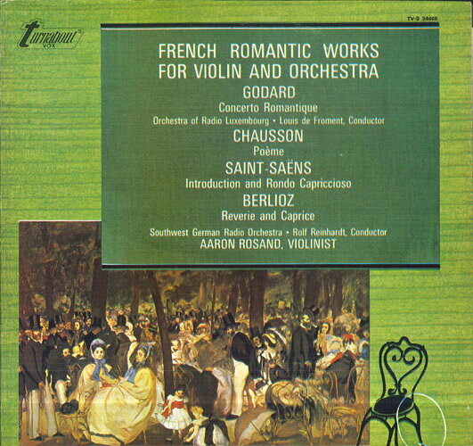LP Godard, Chausson, Saint-saens, French Romantic Works For Violin And Orchestra TVS34466 TURNABOUT /00260