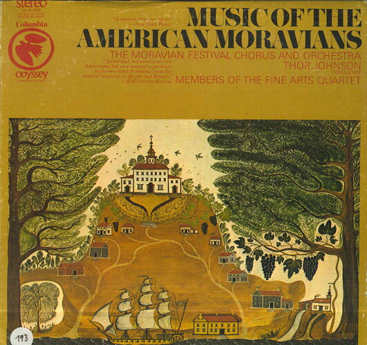 【中古】LP Moravian Festival Chorus Orc Music Of The American Moravians 32160340 ODYSSEY /00260