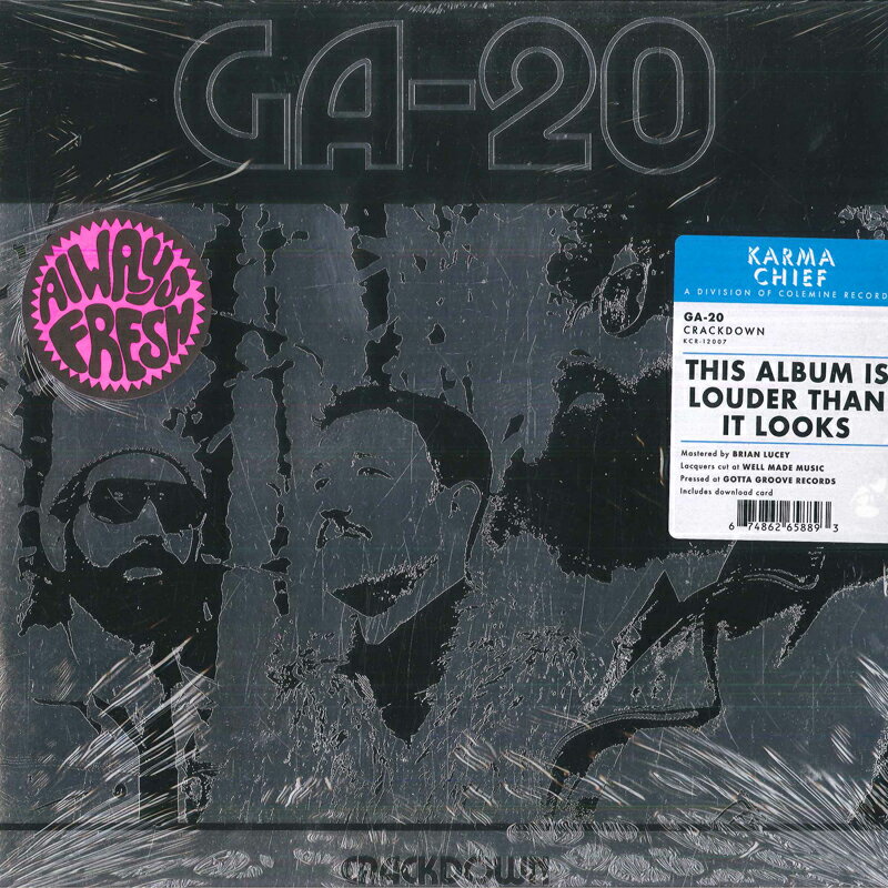 �ڿ��ʡ���LP GA-20 Crackdown KCR12007 Karma Chief Records /00400