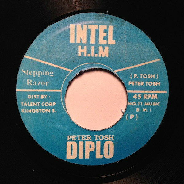 【中古】ジャマイカ7” Peter Tosh Stepping Razor NONE Intel Diplo /00080
