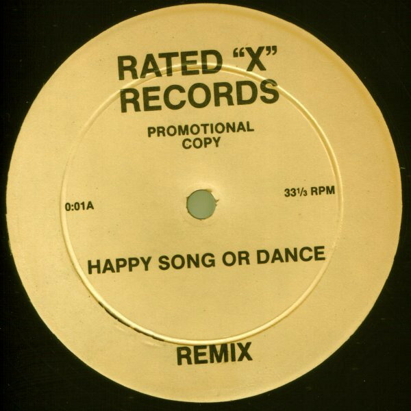 【中古】米12” Rare Earth / Visage Happy Song Or Dance (Remix) / Pleasure Boys (Remix) 001 Rated ”X” Records /00250