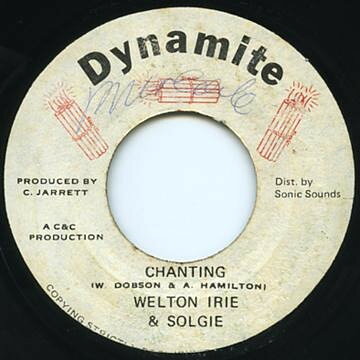 Artist Name: D - 【中古】7” Welton Irie & Soldgie Chanting NONE Dynamite /00080