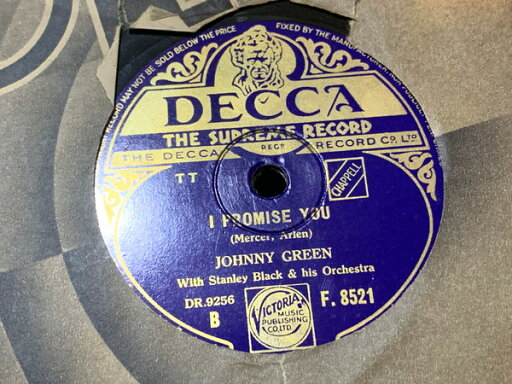 【中古】英78RPM/SP Johnny Green (17), Stanley Bla A Little On The Lonely Side / I Promise You F8521 Decca /00500 【中古】英78RPM/SP Johnny Green (17), Stanley Bla A Little On The Lonely Side / I Promise You F8521 Decca /00500