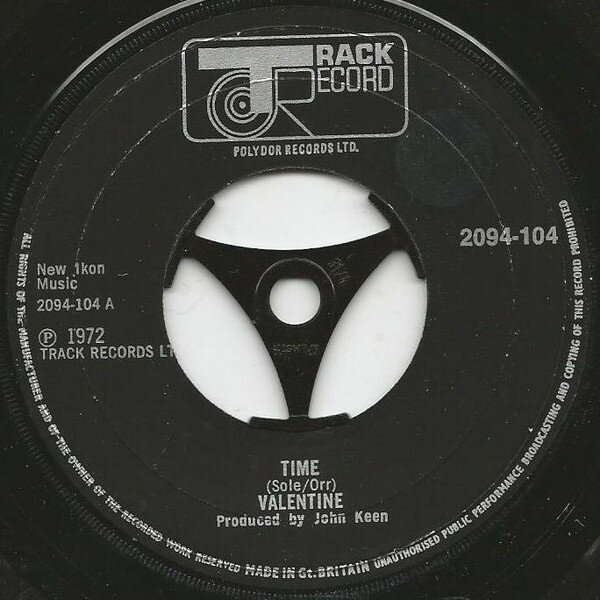 【中古】英7” Valentine (30) Time 2094104 Track Record /00080