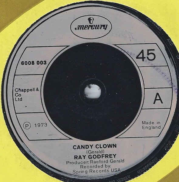 ・アーティスト Ray Godfrey ・タイトル Candy Clown ・レーベル・型番 Mercury 6008003 ・フォーマット 7インチレコード ・コンディション(盤) 良い (VG+) ・コンディション(ジャケット) プレインカバー（元ジャケット／カバー無し） ・コンディション(帯) オビなし ・特記事項 サンプル画像です。実際の商品の画像ではありません 【ご購入前に必ずご確認ください】 ・本店サイト(www.recordcity.jp)とは価格、送料が違います ・本店サイト、その他支店のオーダーとは同梱発送できません ・注文確定後に別の注文を頂いた場合、注文同士の同梱は致しかねます。 ・別倉庫から発送しているため、店頭受け渡しは対応しておりません ・一部商品は他の通販サイトでも販売しているため、ご注文のタイミングによっては商品のご用意ができない場合がございます。 ・土日祝日はお休みです 金曜・祝前日9時以降のご連絡またはご入金は、返答または発送が週明け・祝日明けに順次対応となります。 ・ご購入後のキャンセル不可 ご購入後のキャンセルはいかなる理由においてもお受けできません。ご了承の上、ご購入くださいませ。 ・日本郵便(ゆうパック/ゆうメール)によるお届けになります。 ・中古品であることをご理解ください 当ストアでは中古商品を主に販売しております。中古品であることをご理解の上ご購入ください。また、一部商品はRecordCityオンラインストアで試聴可能です。 ・返品について お客様のご都合による返品は一切承っておりません。 表記の内容と実際の商品に相違がある場合、また針飛び等で返品・返金をご希望される場合は、商品の到着後1週間以内にご連絡ください。商品の返送をこちらで確認後、キャンセル・返金を行います。 コンディションVG以下の商品は返品できません。プレイに影響のない表面のこすれ傷、プレス起因のノイズ盤は返品の対象外です。 【コンディション表記】 ・ほぼ新品(M-)(Like New) 完全な新品。未使用。当店ではほぼ使用しません ・非常に良い(EX)(Excellent) 中古盤として美品な状態。わずかな経年を感じるものの傷みを感じさせない、当店基準で最高の状態 ・良い(VG+)(Very Good Plus) 丁寧に扱われた中古品で、軽い使用感がみられる。 ・可(VG)(Acceptable) 使い込まれた中古品で、「良い」よりもさらに使用感がみられる。 ・悪い(VG-)(Bad) 状態が悪いアイテム。使用の保障はなく、再生不可、針飛び、目立つノイズがあるかもしれない。状態によるクレーム不可。返品不可。 ・非常に悪い(G)(Very Bad) 「悪い」よりさらに状態が悪いアイテム。使用の保障はなく、再生不可、針飛び、目立つノイズがあるかもしれない。状態によるクレーム不可。返品不可。 ・ジャンク(Fair)(Junk/Fair) 割れている、反っている、水ダメージがある、カビ、ジャケットが分離している、ひどい書き込み、ひどい擦れなど最低の状態。使用の保障はなく、再生不可、針飛び、目立つノイズがあるかもしれない。状態によるクレーム不可。返品不可。 ・ジャンク(Poor)(Junk/Poor) 割れている、反っている、水ダメージがある、カビ、ジャケットが分離している、ひどい書き込み、ひどい擦れなど最低の状態。使用の保障はなく、再生不可、針飛び、目立つノイズがあるかもしれない。状態によるクレーム不可。返品不可。