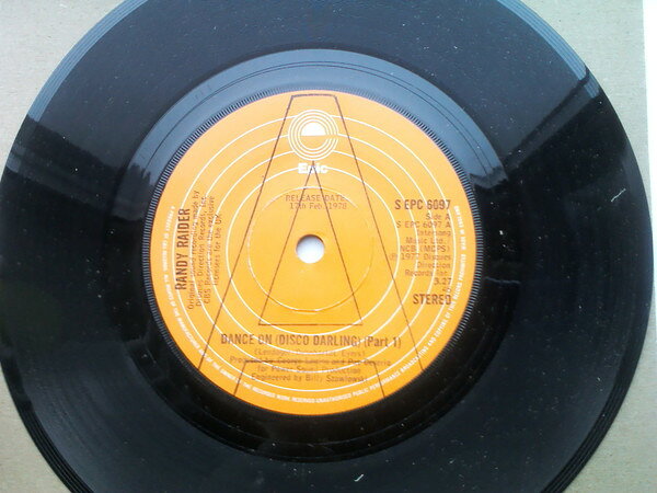 7” Randy Raider Dance On (Disco Darling) SEPC6097 Epic /00080