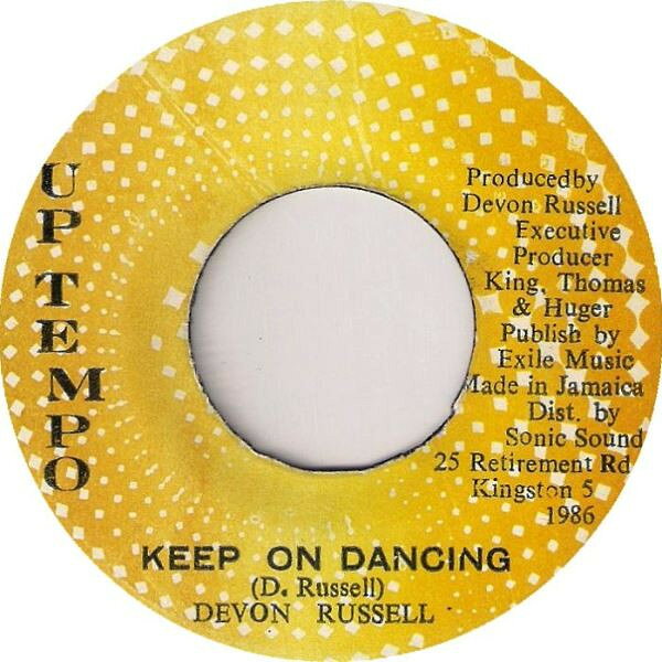 7” Devon Russell Keep On Dancing NONE Uptempo Records /00080
