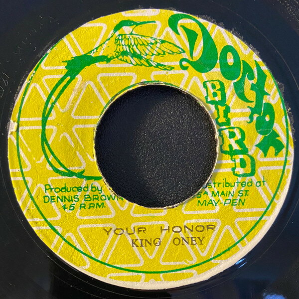【中古】7” King Oney Your Honor NONE Doctor Bird /00080