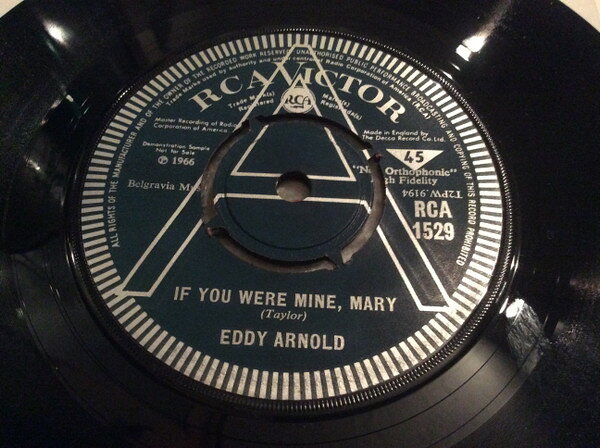 【中古】7” Eddy Arnold If You Were Mine, Mary / Molly Darling RCA1529 RCA Victor /00080