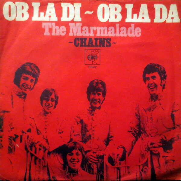 【中古】7” Marmalade Ob-la-di Ob-la-da 3892 CBS /00080