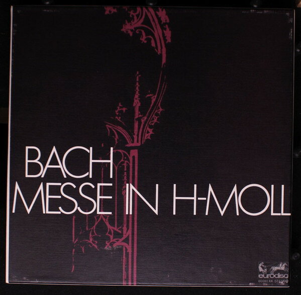 3discs LP Johann Sebastian Bach Messe In H-Moll 80007XK Eurodisc /00780