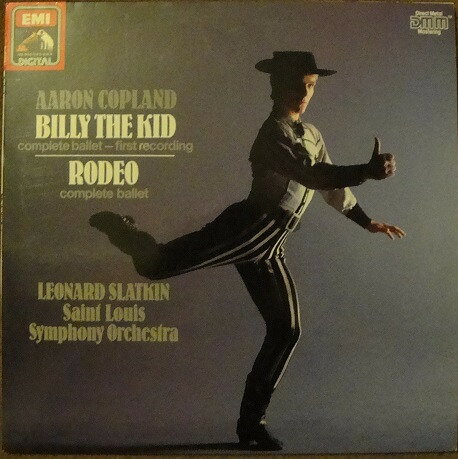 【中古】LP Aaron Copland, Leonard Slatkin Billy The Kid / Rodeo 2703981 HIS MASTERS VOICE D /00260
