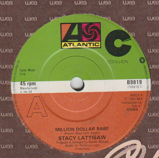 Other - 【中古】7” Stacy Lattisaw Million Dollar Babe B9819 Atlantic /00080