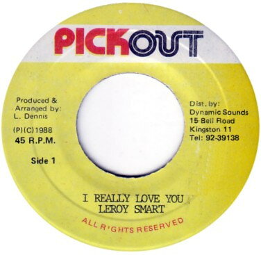 【中古】7” Leroy Smart I Really Love You NONE Pickout /00080