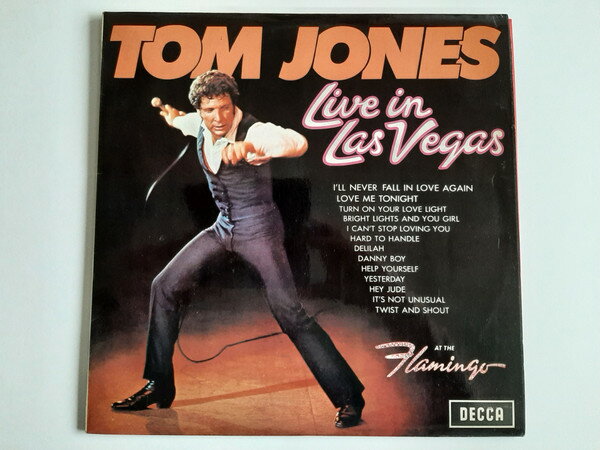 【中古】英LP Tom Jones Live In Las Vegas SKL5032 Decca /00260