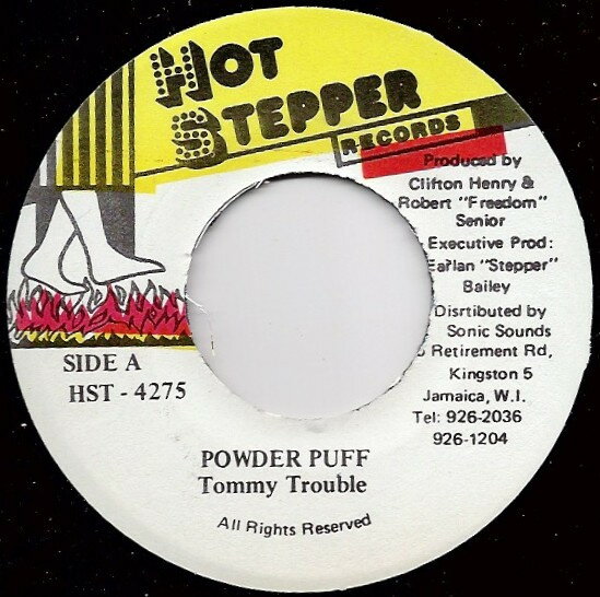 【中古】ジャマイカ7” Tommy Trouble Powder Puff none Hot Stepper /00080