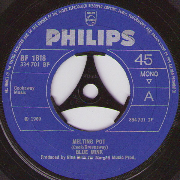 【中古】英7” Blue Mink Melting Pot BF1818 Philips /00080