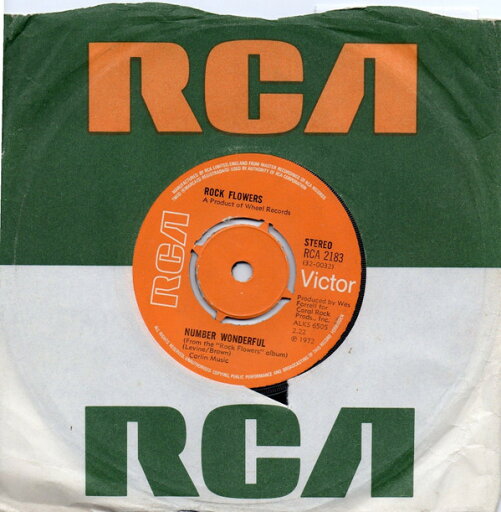【中古】英7” Rock Flowers Number Wonderful RCA2183 RCA Victor /00080 【中古】英7” Rock Flowers Number Wonderful RCA2183 RCA Victor /00080