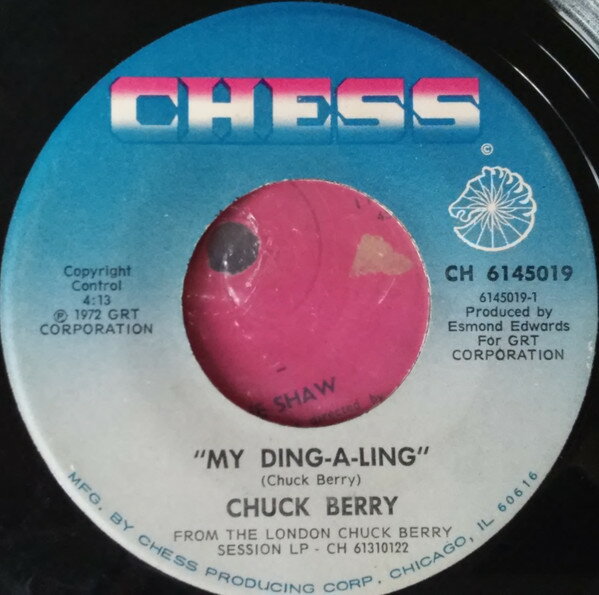 【中古】米7” Chuck Berry My Ding-A-Ling CH6145019 Chess /00080