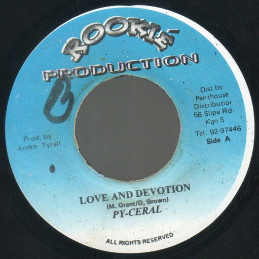 【中古】ジャマイカ7” Pyceral / Mr. Who & The Crew Love And Devotion / Holiday NONE Rookie Production /00080 【中古】ジャマイカ7” Pyceral / Mr. Who & The Crew Love And Devotion / Holiday NONE Rookie Production /00080