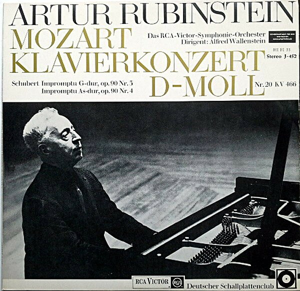 【中古】LP Mozart, Artur Rubinstein Mozart - Klavierkonzert D-Moll SBR560 RCA VICTOR /00260
