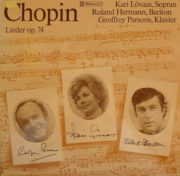 Record - 【中古】LP Frederic Chopin, Kari Lovaas, Lieder Op.74 CLAD502 Claves /00260