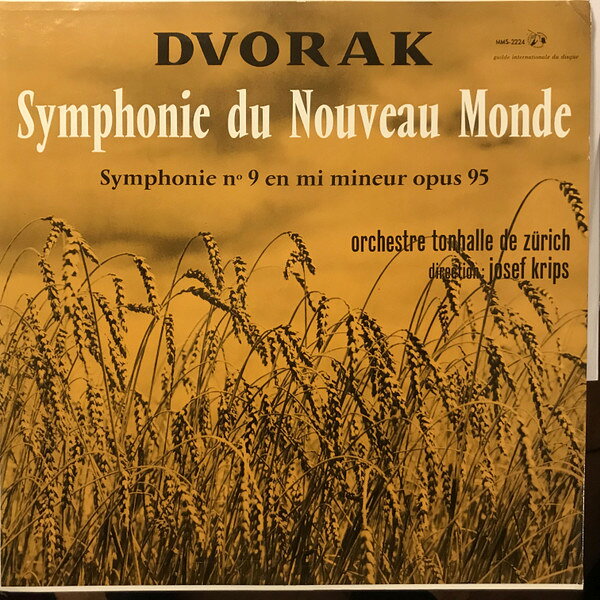 LP Antonin Dvo ak Tonhalle-Orch Symphonie Du Nouveau Monde (Symphonie No9 En Mi Min M2224 Guilde International /00260