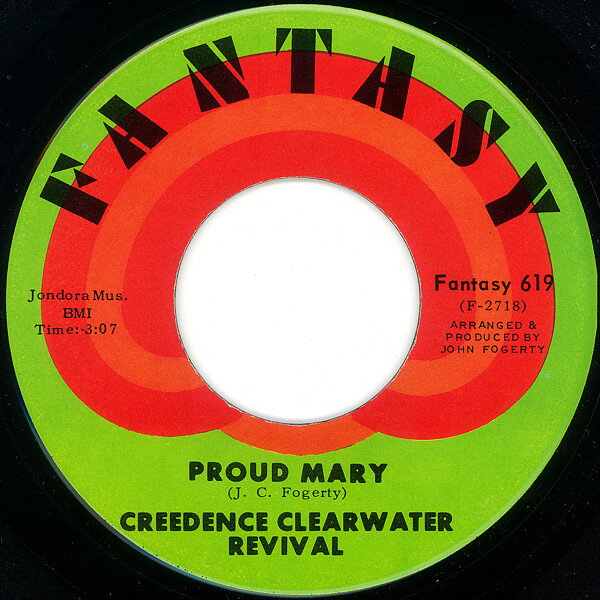 7” Creedence Clearwater Revival Proud Mary / Born F2719 /00080