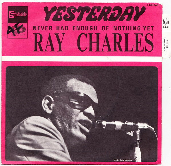 ・アーティスト Ray Charles ・タイトル Yesterday / Never Had Enough Of Nothing Yet ・レーベル・型番 Stateside FSS525 ・フォーマット 7インチレコード ・コンディション(盤) 良い (VG+) ・コンディション(ジャケット) プレインカバー（元ジャケット／カバー無し） ・コンディション(帯) オビなし ・特記事項 サンプル画像です。実際の商品の画像ではありません 商品写真はバーコード/カタログ番号に対応したサンプル画像ですので、お送りする商品の画像ではありません。帯やライナーなどの付属品は、特記事項に記載されている場合のみ含まれます。プロモやカラーレコードなどの仕様についても、該当する場合のみ特記事項に記載しています。 【ご購入前に必ずご確認ください】 ・本店サイト(www.recordcity.jp)とは価格、送料が違います ・本店サイト、その他支店のオーダーとは同梱発送できません ・注文確定後に別の注文を頂いた場合、注文同士の同梱は致しかねます。 ・別倉庫から発送しているため、店頭受け渡しは対応しておりません ・一部商品は他の通販サイトでも販売しているため、ご注文のタイミングによっては商品のご用意ができない場合がございます。 ・土日祝日はお休みです 金曜・祝前日9時以降のご連絡またはご入金は、返答または発送が週明け・祝日明けに順次対応となります。 ・ご購入後のキャンセル不可 ご購入後のキャンセルはいかなる理由においてもお受けできません。ご了承の上、ご購入くださいませ。 ・日本郵便(ゆうパック/ゆうメール)によるお届けになります。 ・中古品であることをご理解ください 当ストアでは中古商品を主に販売しております。中古品であることをご理解の上ご購入ください。また、一部商品はRecordCityオンラインストアで試聴可能です。 ・返品について お客様のご都合による返品は一切承っておりません。 表記の内容と実際の商品に相違がある場合、また針飛び等で返品・返金をご希望される場合は、商品の到着後1週間以内にご連絡ください。商品の返送をこちらで確認後、キャンセル・返金を行います。 コンディションVG以下の商品は返品できません。プレイに影響のない表面のこすれ傷、プレス起因のノイズ盤は返品の対象外です。 【コンディション表記】 ・ほぼ新品(M-)(Like New) 完全な新品。未使用。当店ではほぼ使用しません ・非常に良い(EX)(Excellent) 中古盤として美品な状態。わずかな経年を感じるものの傷みを感じさせない、当店基準で最高の状態 ・良い(VG+)(Very Good Plus) 丁寧に扱われた中古品で、軽い使用感がみられる。 ・可(VG)(Acceptable) 使い込まれた中古品で、「良い」よりもさらに使用感がみられる。 ・悪い(VG-)(Bad) 状態が悪いアイテム。使用の保障はなく、再生不可、針飛び、目立つノイズがあるかもしれない。状態によるクレーム不可。返品不可。 ・非常に悪い(G)(Very Bad) 「悪い」よりさらに状態が悪いアイテム。使用の保障はなく、再生不可、針飛び、目立つノイズがあるかもしれない。状態によるクレーム不可。返品不可。 ・ジャンク(Fair)(Junk/Fair) 割れている、反っている、水ダメージがある、カビ、ジャケットが分離している、ひどい書き込み、ひどい擦れなど最低の状態。使用の保障はなく、再生不可、針飛び、目立つノイズがあるかもしれない。状態によるクレーム不可。返品不可。 ・ジャンク(Poor)(Junk/Poor) 割れている、反っている、水ダメージがある、カビ、ジャケットが分離している、ひどい書き込み、ひどい擦れなど最低の状態。使用の保障はなく、再生不可、針飛び、目立つノイズがあるかもしれない。状態によるクレーム不可。返品不可。