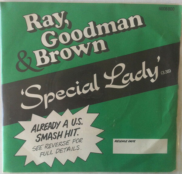 Artist Name: N - 【中古】7” Ray, Goodman & Brown Special Lady 6008800 Mercury /00080